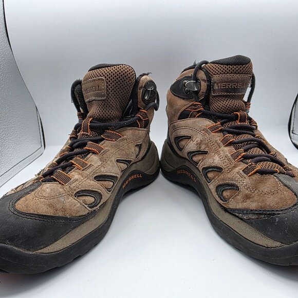 Merrell Reflex 4 Mens Size 10 Brown Mid Waterproof Hiking Boots Camping Outdoors main image 11